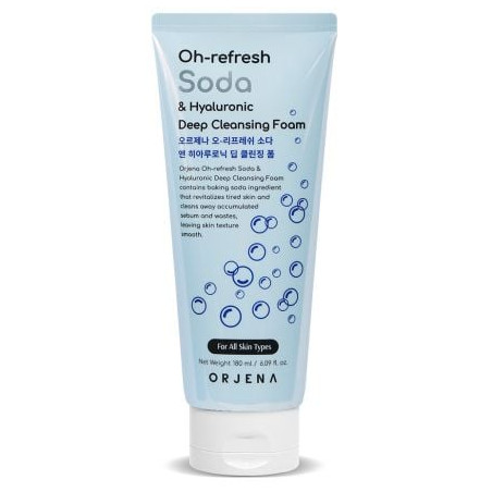 ORJENA OH-REFRESH SODA & HYALURONIC Дълбоко почистваща пяна, 180 мл.