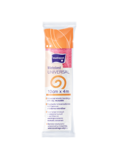 MATOLAST UNIVERSAL Еластичен бинт за многократна употреба, 10см. х 4 см. червен