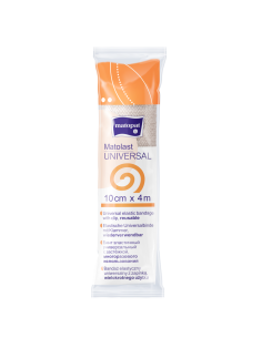 MATOLAST UNIVERSAL Еластичен бинт за многократна употреба, 10см. х 4 см. бежов