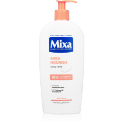 MIXA Shea Nourish Интензивно подхранващо мляко за тяло за суха кожа, 400ml