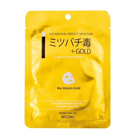 MITOMO ESSENCE Подмладяваща маска за лице със злато и пчелна отрова, 25гр.