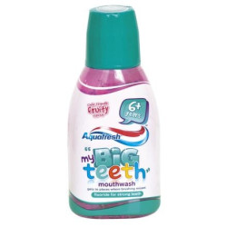 AQUAFRESH BIG TEETH MOUTHWASH ORIGINAL FRUITY FLAVOUR Вода за уста 6+ години, 300 мл.