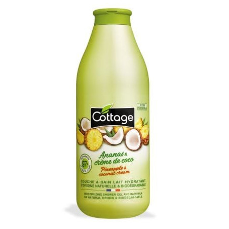 COTTAGE PINEAPPLE&COCONUT Душ гел и пяна за вана, 750мл