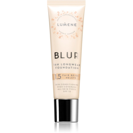 LUMENE VEGAN BLUR FAIR BEIGE Фон дьо тен дълготраен 16h SPF15 за нормална кожа 1.5