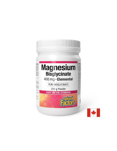 Магнезий (бисглицинат) За мускулен тонус и здраво сърце 400 mg, 230 g прах