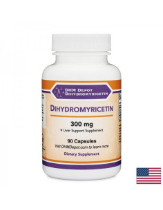 Дихидромирицетин – подкрепа при алкохолно натоварване Здраве за черния дроб 300 mg, 90 капсули за 3 месеца прием