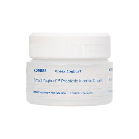 KORRES GREEK YOGHURT Хидратиращ крем за лице, обогатен с пробиотици за много суха кожа, 40 мл