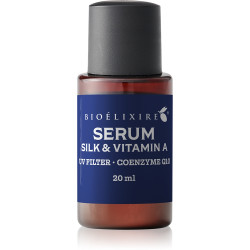 Bioelixire Silk с витамин А - укрепващ серум за коса, обогатен с UV филтър и коензим Q10