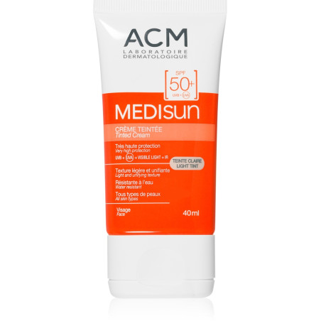 MEDISUN invisible & light tint (МЕДИСЪН  с цвят) 40 ml