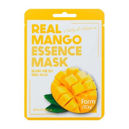 FARMSTAY REAL MANGO ESSENCE MASK Маска за лице с екстракт от манго