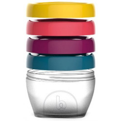 Комплект купички с капак Babymoov - 4 броя, 120 ml
