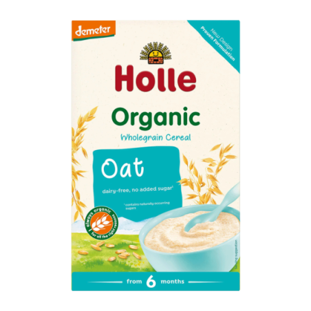 Holle Био пълнозърнеста каша овес 6+ месеца 250г