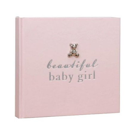 Албум за снимки с посребрена декорация Widdop - Bambino, Beautiful baby girl