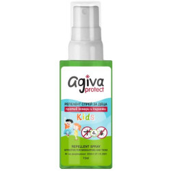 Спрей против ухапване от кърлежи и комари Agiva Protect Kids - 75 ml