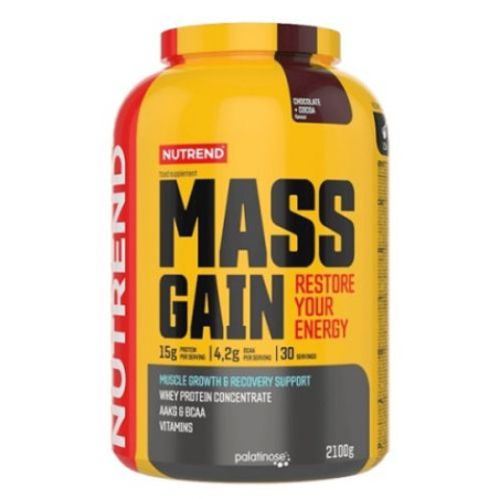 Mass Gain, шоколад с какао, 2100 g, Nutrend