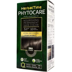 Herbal Time Phytocare Боя за коса, 5NA Ледено кафяв