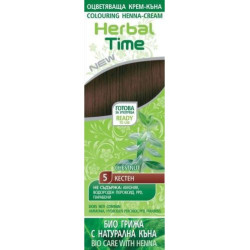 Herbal Time Крем къна за коса, Кестен, 5
