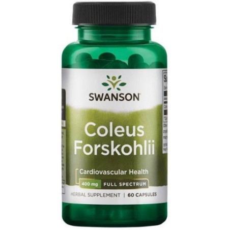 Coleus Forskohlii, 400 mg, 60 капсули, Swanson