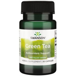 Green Tea, 500 mg, 30 капсули, Swanson
