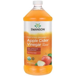 Органичен ябълков оцет, 473 ml, Swanson