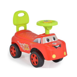 Кола за бутане Moni Toys - Keep Riding, червена