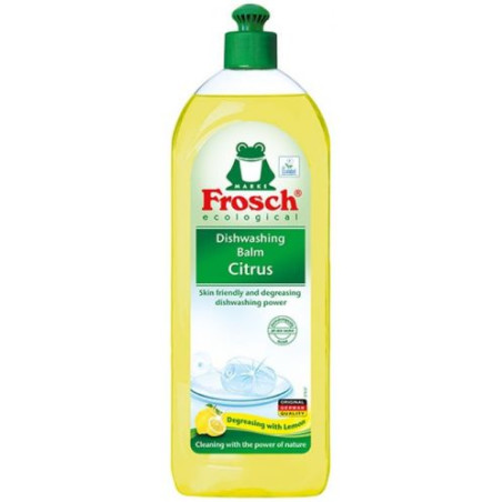Балсам за миене на съдове Frosch - Цитрус, 750 ml