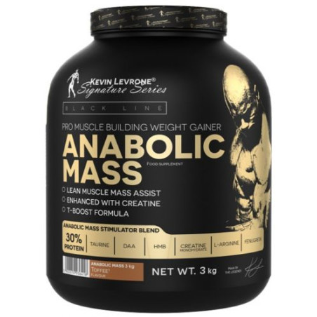 Black Line Anabolic Mass, сникърс, 3 kg, Kevin Levrone
