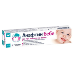 Anaftin baby облекчаващ гел за уста при никнещи зъбки на бебета 10мл