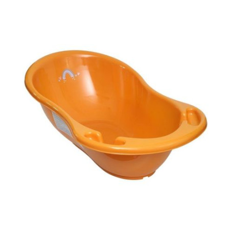 Бебешка вана с изход за оттичане Tega Baby - Meteo, 86 cm, горчица