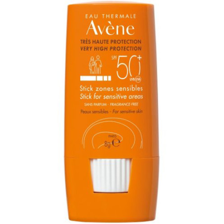 Avène Sun Стик за чувствителни зони, SPF50+, 8 g