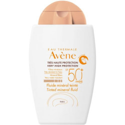 Avène Sun Тониран минерален флуид, SPF50+, 40 ml
