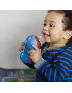 Philips AVENT Чаша със сламка 200 мл, с дръжки, 9м+, СИНЯ SCF796/01 2