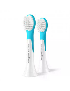 Комплект от 2 броя накрайници For Kids HX6032/90 за детска електрическа четка за зъби Philips Sonicare For Kids, за деца над 