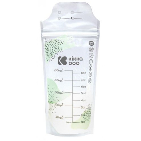 Пликове за съхранение на кърма KikkaBoo - Lactty, 25 х 250 ml