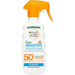 Garnier Ambre Solaire Kids Детски слънцезащитен спрей Sensitive Advance, SPF50+, 270 ml
