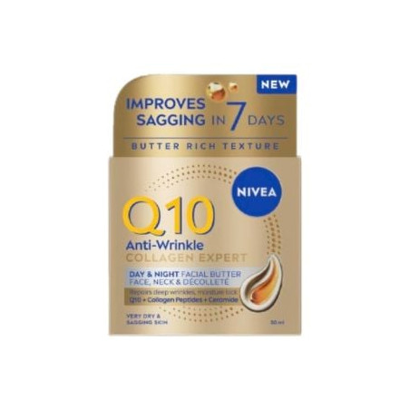 NIVEA Q10 COLLAGEN EXPERT Масло за лице, за много суха и отпусната кожа, 50мл.
