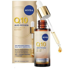 NIVEA Q10 COLLAGEN EXPERT 3в1 Серум с колагенови пептиди за много суха и отпусната кожа, 30 мл.