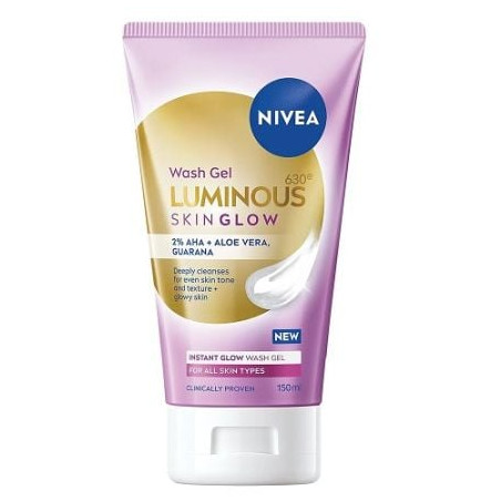 NIVEA LUMINOUS SKIN GLOW Измивен гел за лице, 150мл.