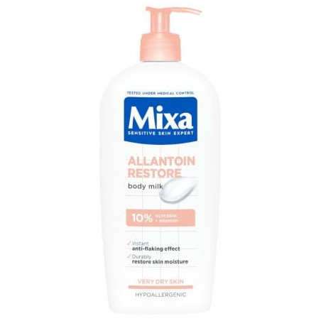 MIXA ALLANTOIN RESTORE Мляко за тяло за много суха кожа, 400 мл
