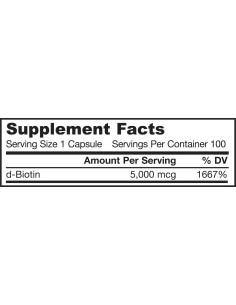 Biotin 5000 mcg 2