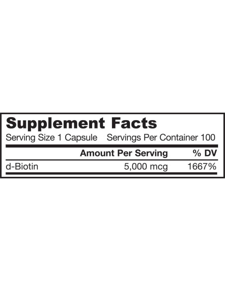 Biotin 5000 mcg