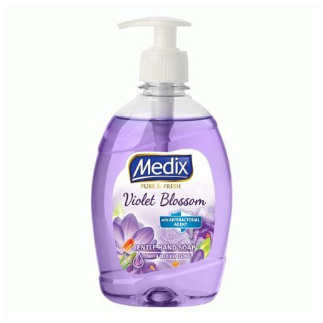 MEDIX PURE & FRESH VIOLET BLOSSOM Течен сапун с помпа, 400мл