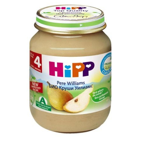 HIPP BIO Пюре Круши уилиамс крист 4+месеца 426, 125 г