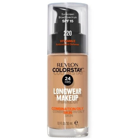 REVLON COLORSTAY COMBINATION/OILY SKIN Фон дьо тен 220 NATURAL BEIGE, 30 мл.