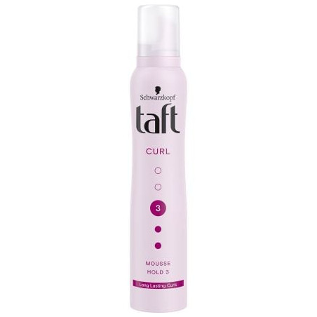 TAFT CURL НИВО 3 Пяна за коса, 200 мл.
