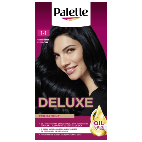 PALETTE DELUXE Боя за коса 1-1 (909) Blue Black