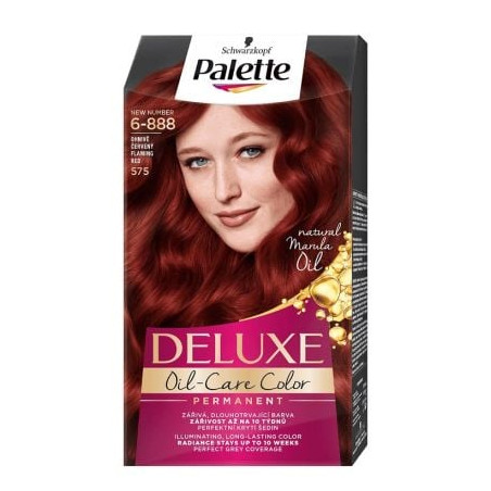 PALETTE DELUXE Крем боя 6-888 Огнено червен