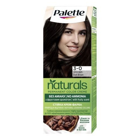 PALETTE NATURALS Боя за коса 3-0 Dark Brown