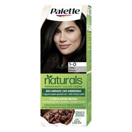 PALETTE NATURALS Боя за коса 1-0 Black