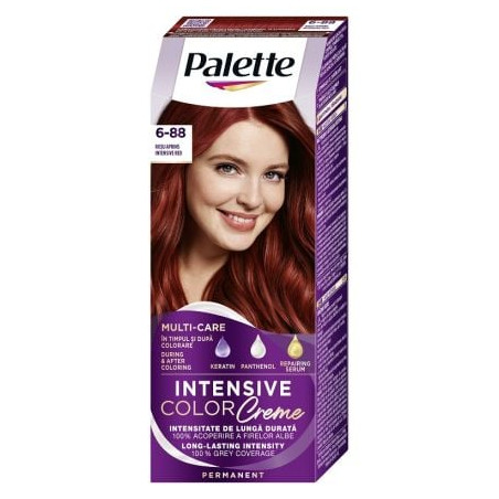 PALETTE INTENSIVE COLOR CREME Боя за коса 6-88 (RI5) Intensive Red